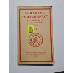 Almanach "Chacornac" Éphémérides Astronomiques