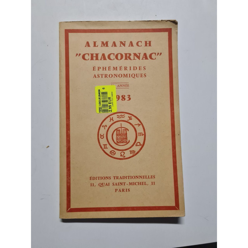 Almanach "Chacornac" Éphémérides Astronomiques
