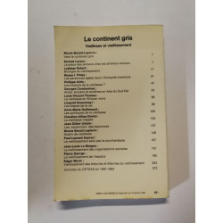 Communications Le continent gris