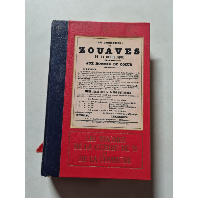 Les énigmes de la guerre de 70 et de la Commune