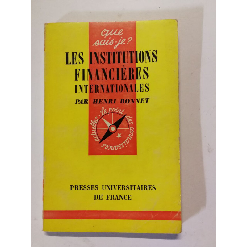 Les institutions financières internationales
