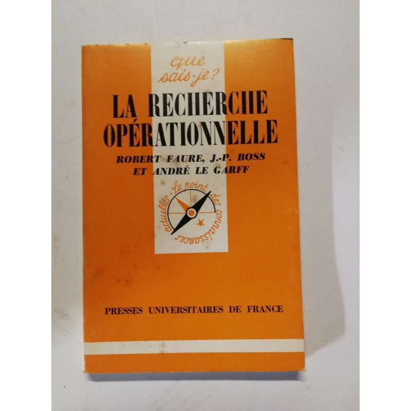 La recherche opérationnelle