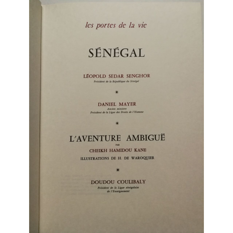 Sénégal les portes de la vie