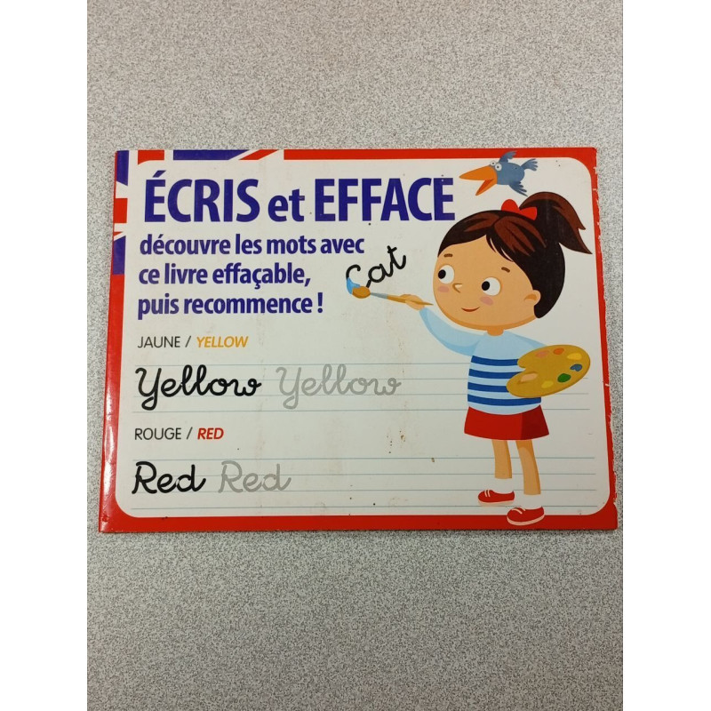 Écris et efface découvre les mots avec ce livre effaçable puis...