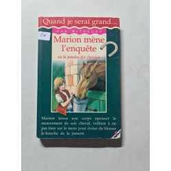 Marion mène l'enquête ou la passion des chevaux