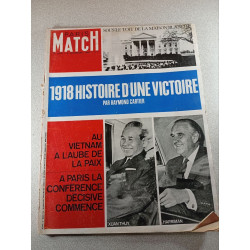 Paris Match n°1018 - 1918 Histoire d'une victoire