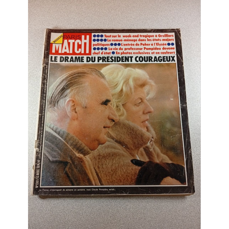 Paris Match n° 1301 Le drame du président courageux