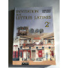 Invitation aux lettres latines