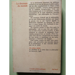 Le Discours du monde: Essai sur la destination de la philosophie