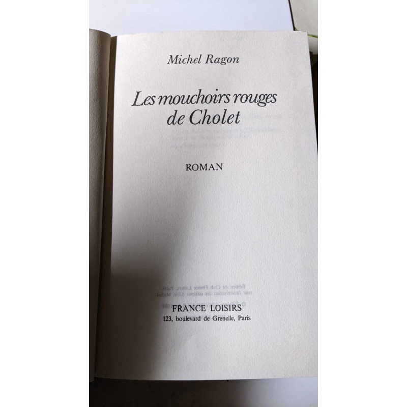 Les mouchoirs rouges de Cholet