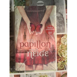 Un papillon sous la neige