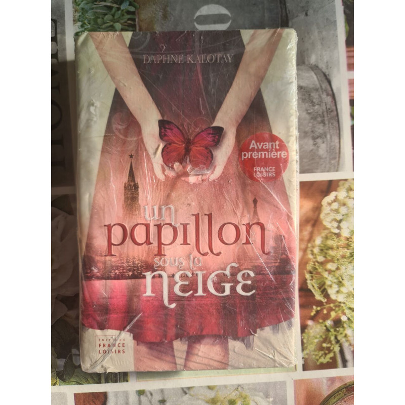 Un papillon sous la neige