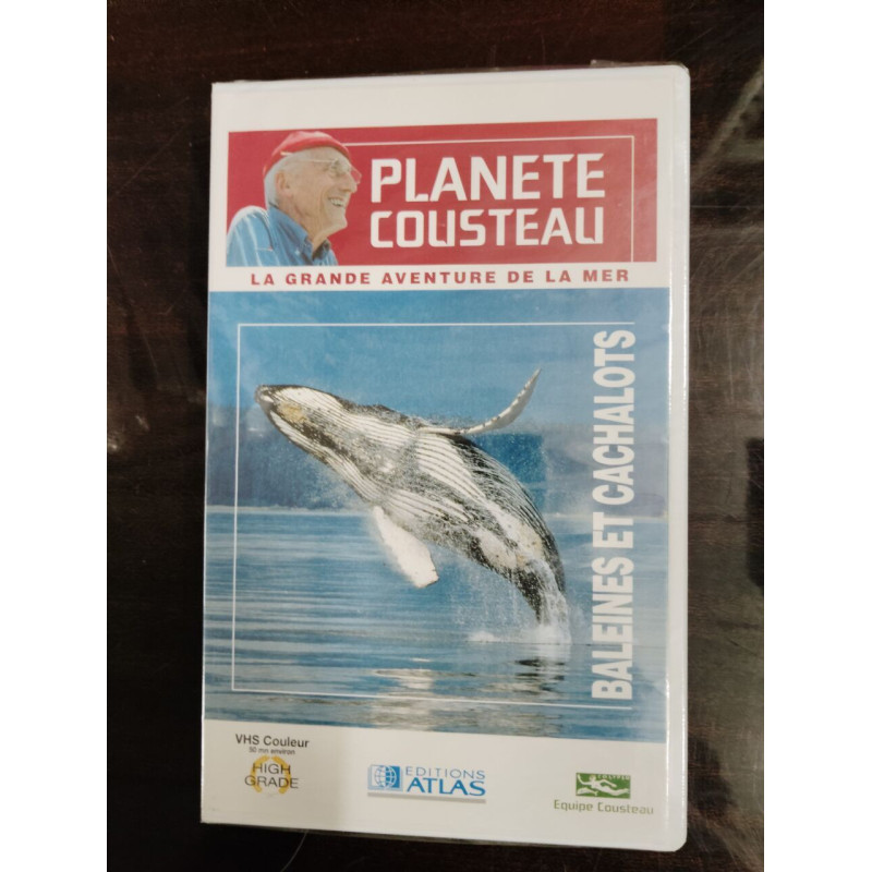 Vhs - Planète Cousteau : Baleines et cachalots (Sous Blister)