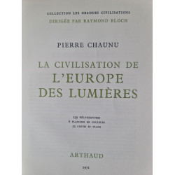 La civilisation de l'Europe des Lumières