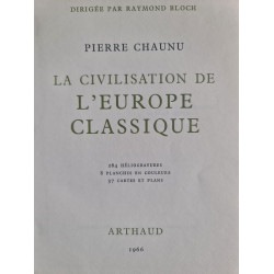La civilisation de l'Europe classique
