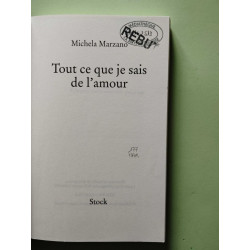 Tout CE Que Je Sais de L Amour (La Bleue)