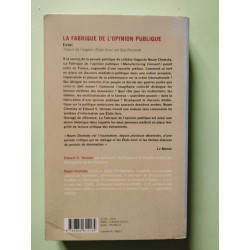 La fabrique de l'opinion publique. la politique économique des...