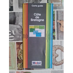 Carte guide Côte de Bretagne