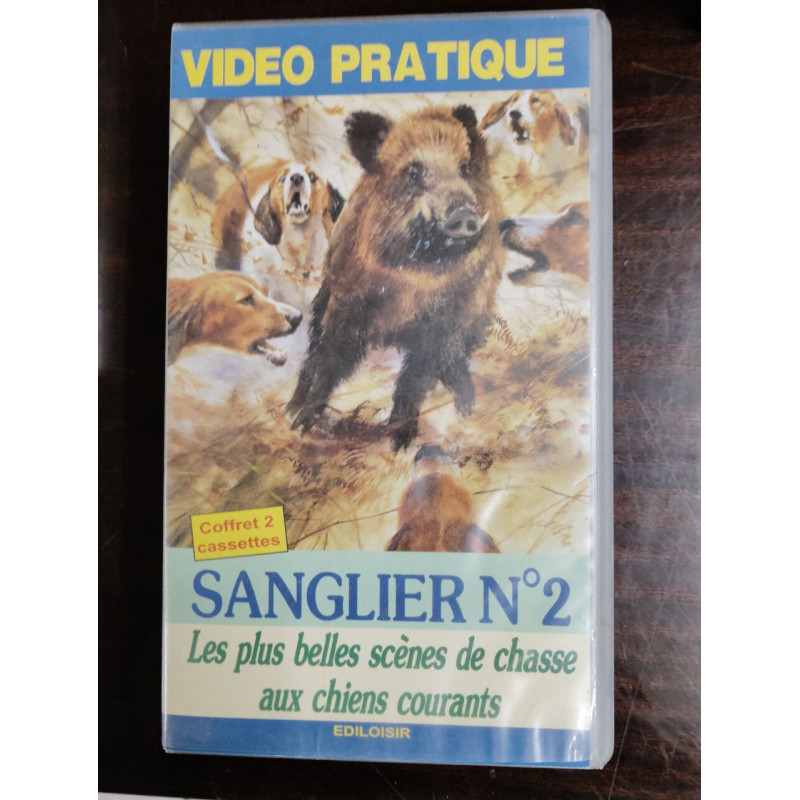 Vhs - Sanglier N°2 : Les plus belles scènes de chasse aux chiens...