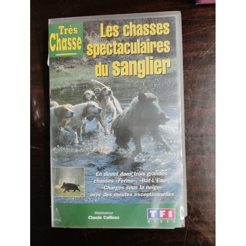 Vhs - Les chasses spectaculaires du sanglier