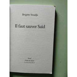 Il faut sauver Saïd