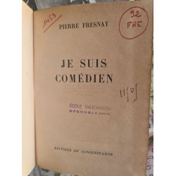 Je suis comédien