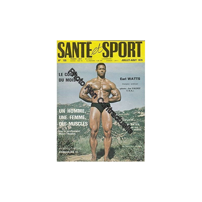 SANTE ET SPORT [No 155] du 01/07/1978 - EARL WATTS / INTERVIEW...