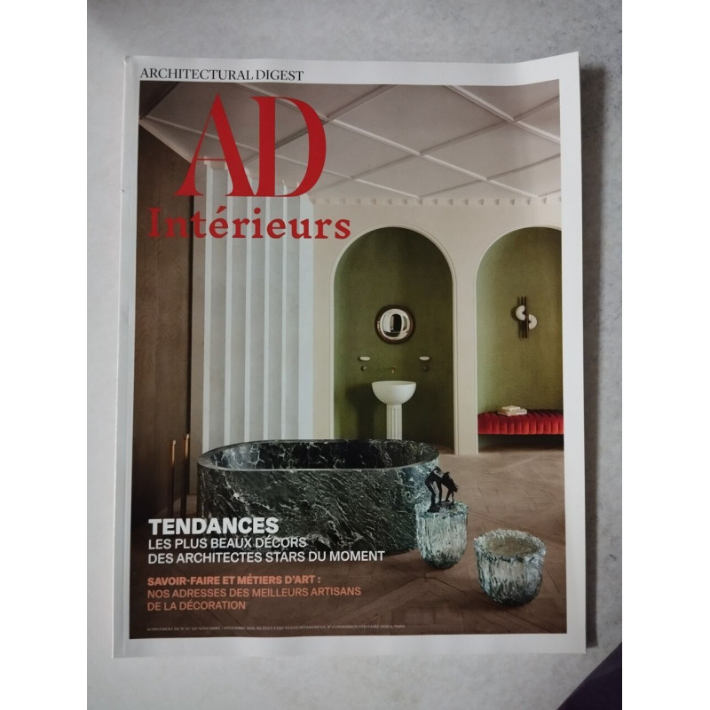 Architectural Digest - intérieurs nº 137 / Novembre - Décembre 2019