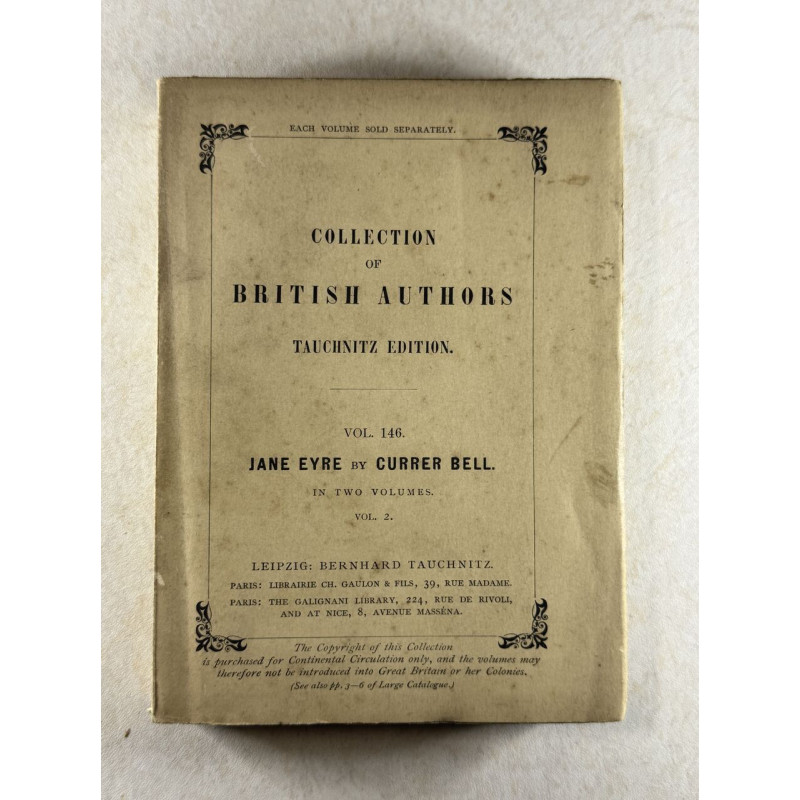 Collection british authors tauchnitz edition volume 146