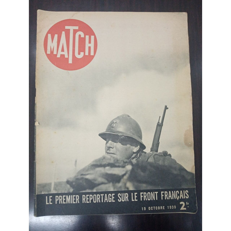Paris Match du 19 octobre 1939