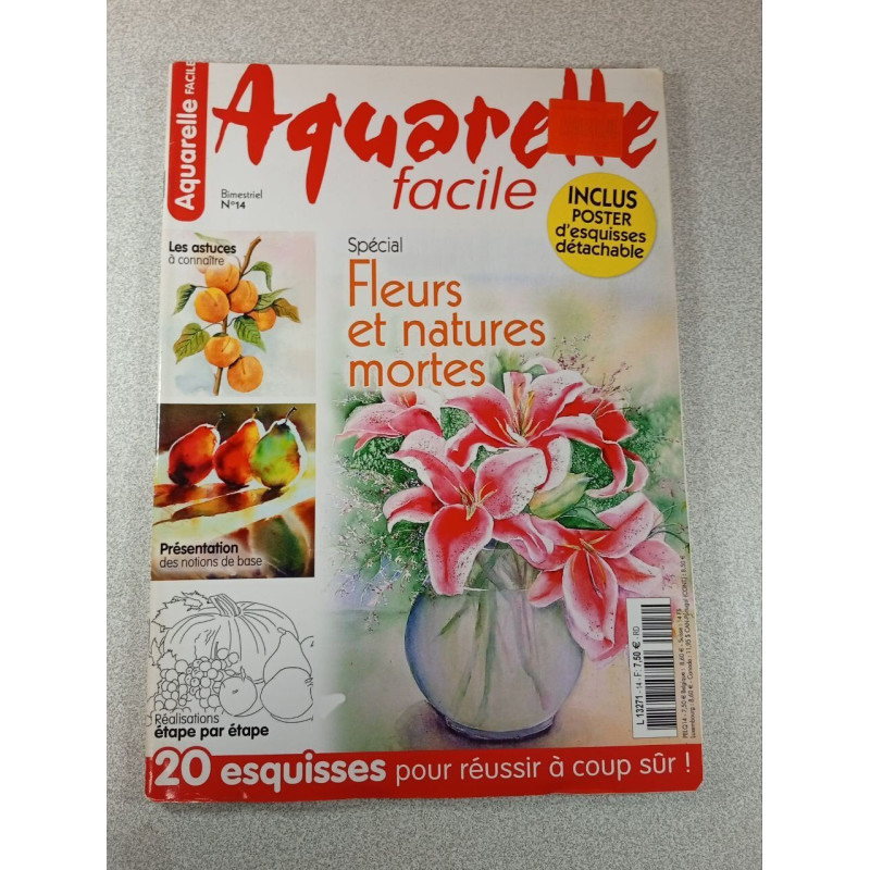 Aquarelle facile n°14 : Fleurs et natures mortes