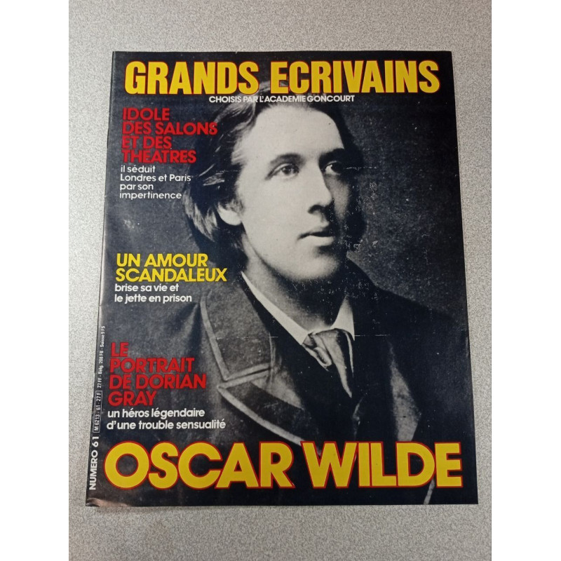 Grands écrivains n°61 Oscar Wilde