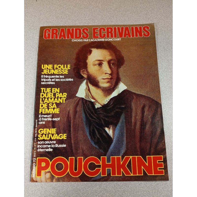 Grands écrivains n°72: Pouchkine