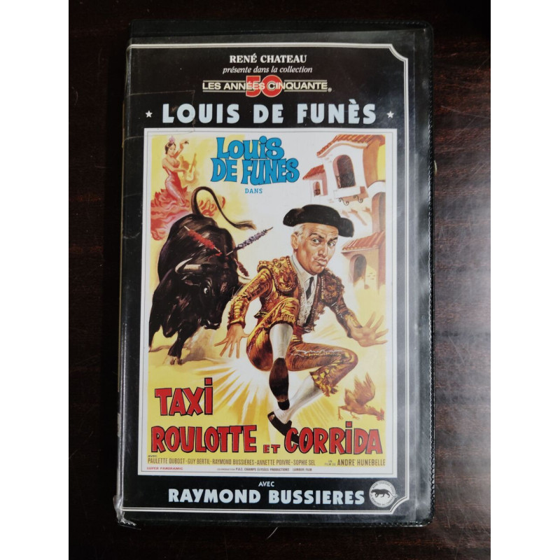 VHs - Louis de Funès dans Taxi Roulotte et Corrida