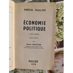 Économie politique