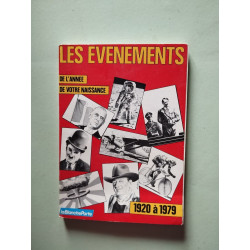 Les événements de l'année de votre naissance