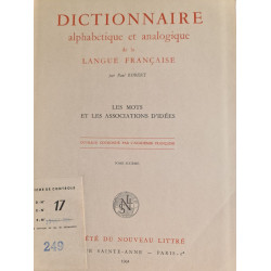 Dictionnaire alphabétique et analogique de la langue française