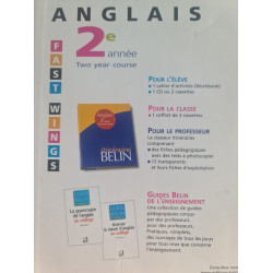 Anglais 2e année