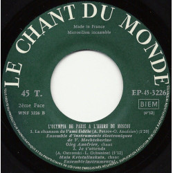 L'Olympia De Paris A L'Heure De Moscou