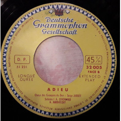 Les Bateliers De La Volga / Adieu