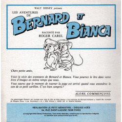 Les Aventures De Bernard Et Bianca