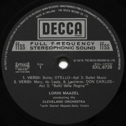 Ballet Music From Verdi Operas