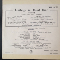 L'Auberge Du Cheval Blanc - Opérette