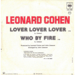 Lover Lover Lover / Who By Fire