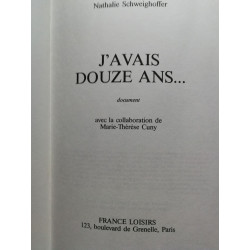 J'avais douze ans