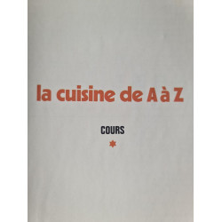 La cuisine de A à Z