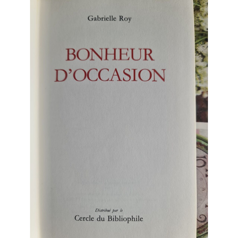 Bonheur d'occasion