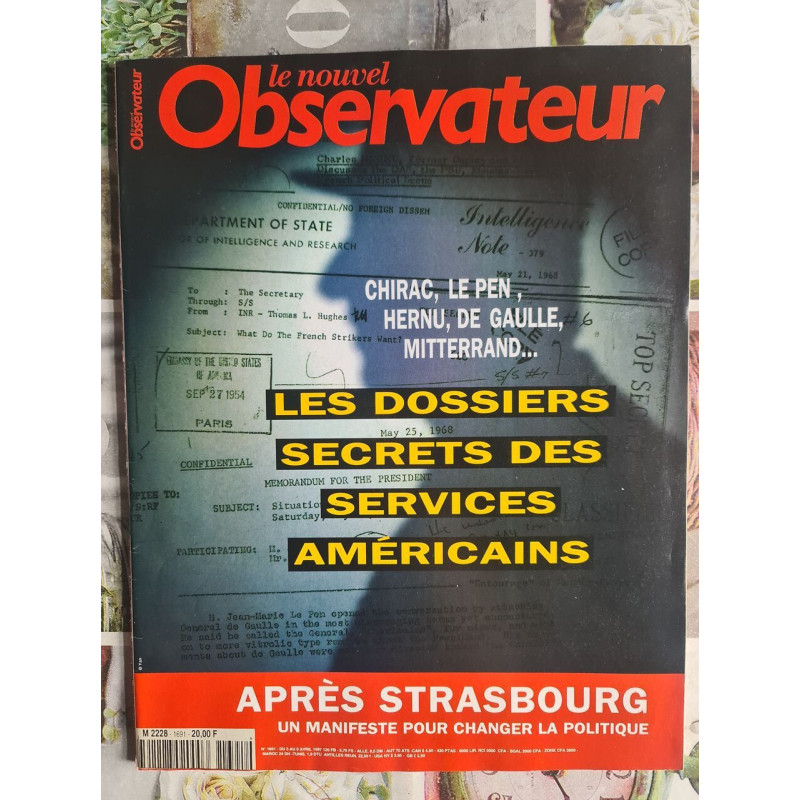Le nouvel Observateur nº 1691