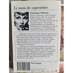 Le mois de septembre