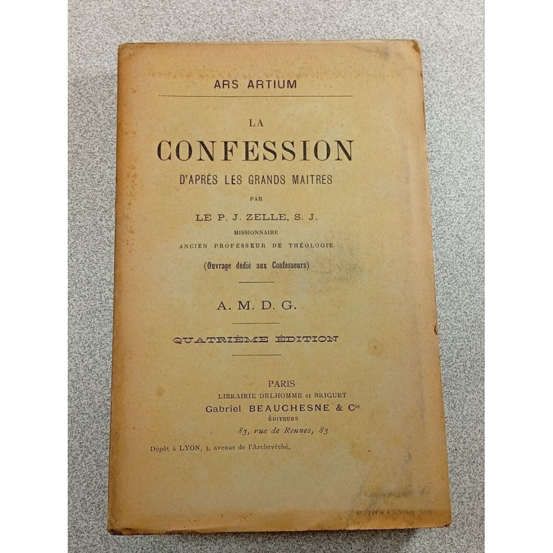 La Confession d'après les grands maîtres